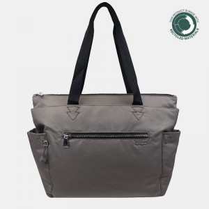 Hedgren Margaret Sustainably Made Tote Tassen Dames Grijs Bruin | UHD6631WT