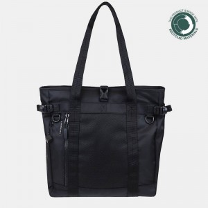 Hedgren Summit Sustainably Made Tote Tassen Dames Zwart | LJD969ZN