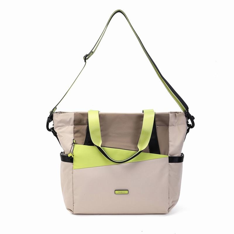 Hedgren Galactic Tote Tassen Dames Beige | PFE8758PT