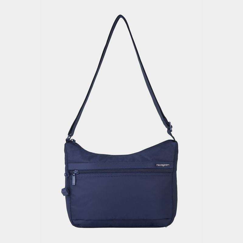 Hedgren Harper's Rfid Schoudertassen Dames Donkerblauw | WGQ8815XM