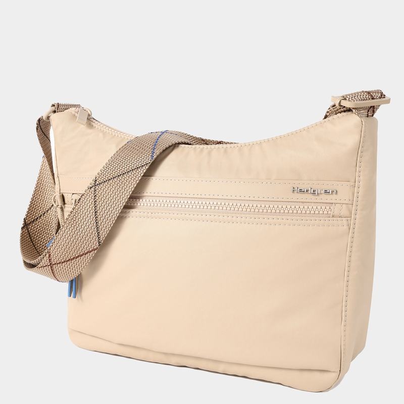 Hedgren Harper's Rfid Schoudertassen Dames Beige | LZF1568EE