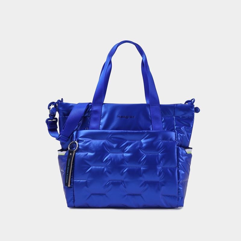 Hedgren Puffer Tote Tassen Dames Blauw | DFW7737MF